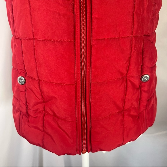 Lauren Ralph Lauren Quilted Vest‎ Red Size Small - Picture 6 of 12